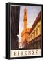Firenze Italy Travel Vintage Ad Poster Print-null-Framed Poster