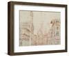 Firenze Perspective-Baldassare Peruzzi-Framed Art Print