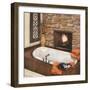 Fireplace Escape I-Hakimipour-ritter-Framed Premium Giclee Print