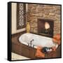 Fireplace Escape I-Hakimipour-ritter-Framed Stretched Canvas