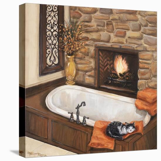 Fireplace Escape I-Hakimipour-ritter-Stretched Canvas