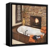 Fireplace Escape I-Hakimipour-ritter-Framed Stretched Canvas