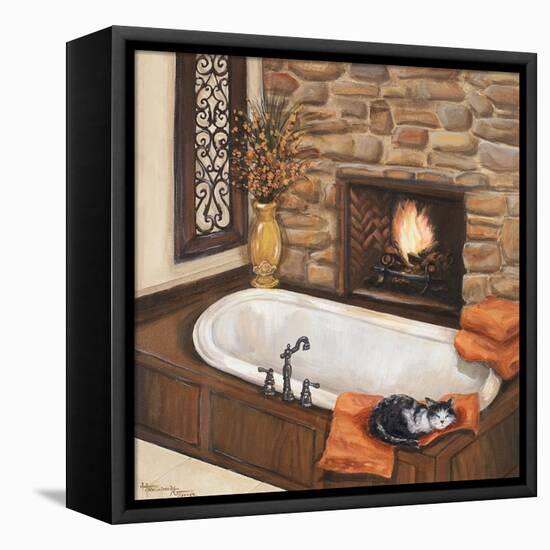 Fireplace Escape I-Hakimipour-ritter-Framed Stretched Canvas