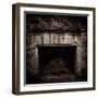 Fireplace in Medieval Castle Ruins-Clive Nolan-Framed Photographic Print