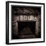 Fireplace in Medieval Castle Ruins-Clive Nolan-Framed Photographic Print