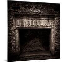 Fireplace in Medieval Castle Ruins-Clive Nolan-Mounted Photographic Print