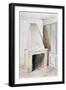 Fireplace in one of the top rooms, no 21 Austin Friars Street, City of London, 1885-John Crowther-Framed Giclee Print