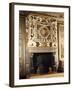 Fireplace with Round Image of Venus and Adonis-Francesco Primaticcio-Framed Giclee Print