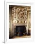 Fireplace with Round Image of Venus and Adonis-Francesco Primaticcio-Framed Giclee Print