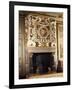 Fireplace with Round Image of Venus and Adonis-Francesco Primaticcio-Framed Giclee Print