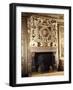 Fireplace with Round Image of Venus and Adonis-Francesco Primaticcio-Framed Giclee Print