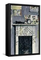 Fireplace-John Lidzey-Framed Stretched Canvas