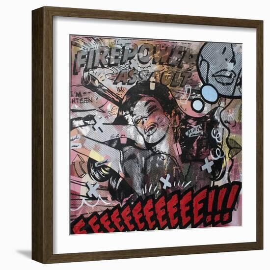 Firepower Assault-Dan Monteavaro-Framed Giclee Print