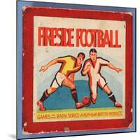 Fireside Football Game-null-Mounted Giclee Print