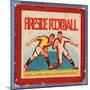 Fireside Football Game-null-Mounted Giclee Print