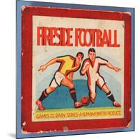 Fireside Football Game-null-Mounted Giclee Print