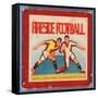 Fireside Football Game-null-Framed Stretched Canvas