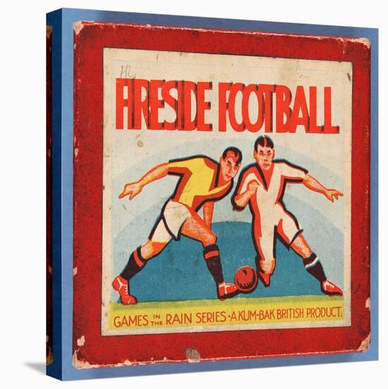 Fireside Football Game-null-Stretched Canvas