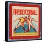 Fireside Football Game-null-Framed Stretched Canvas