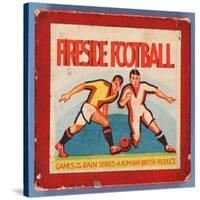 Fireside Football Game-null-Stretched Canvas