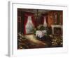 Fireside Supper-Foxwell-Framed Art Print