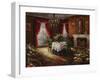 Fireside Supper-Foxwell-Framed Premium Giclee Print