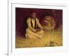 Fireside-Eanger Irving Couse-Framed Giclee Print