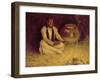 Fireside-Eanger Irving Couse-Framed Giclee Print