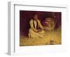 Fireside-Eanger Irving Couse-Framed Giclee Print