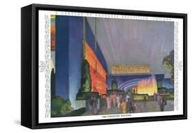 Firestone Building,Chicago World Fair-null-Framed Stretched Canvas