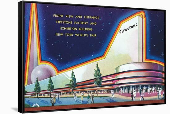 Firestone Building, New York World's Fair-null-Framed Stretched Canvas