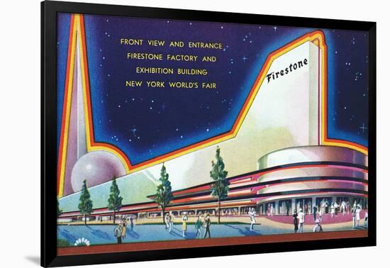 Firestone Building, New York World's Fair-null-Framed Art Print