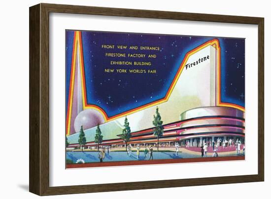 Firestone Building, New York World's Fair-null-Framed Art Print