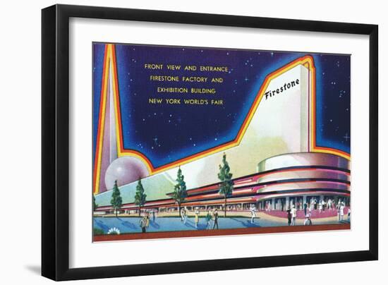 Firestone Building, New York World's Fair-null-Framed Art Print