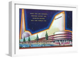 Firestone Building, New York World's Fair-null-Framed Art Print