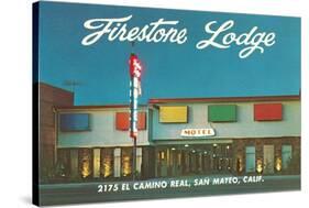 Firestone Lodge Motel-null-Stretched Canvas