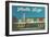 Firestone Lodge Motel-null-Framed Art Print