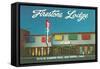 Firestone Lodge Motel-null-Framed Stretched Canvas