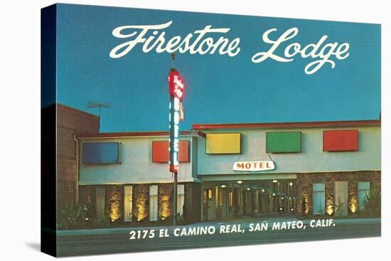 Firestone Lodge Motel-null-Stretched Canvas