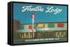 Firestone Lodge Motel-null-Framed Stretched Canvas