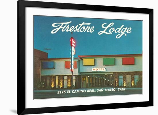 Firestone Lodge Motel-null-Framed Premium Giclee Print