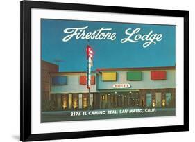 Firestone Lodge Motel-null-Framed Premium Giclee Print