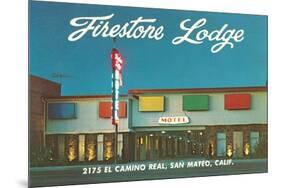 Firestone Lodge Motel-null-Mounted Premium Giclee Print