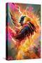 Firestorm Pheonix-null-Stretched Canvas