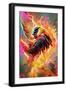 Firestorm Pheonix-null-Framed Art Print