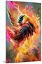 Firestorm Pheonix-null-Mounted Art Print