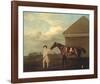 Firetail with his Trainer on Newmarket Heath-George Stubbs-Framed Premium Giclee Print