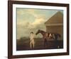 Firetail with his Trainer on Newmarket Heath-George Stubbs-Framed Premium Giclee Print