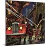 Firetruck at Night, 1943-null-Mounted Giclee Print