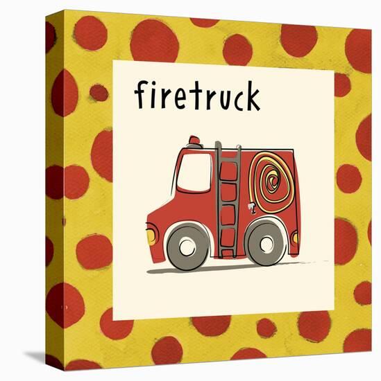 Firetruck-null-Stretched Canvas